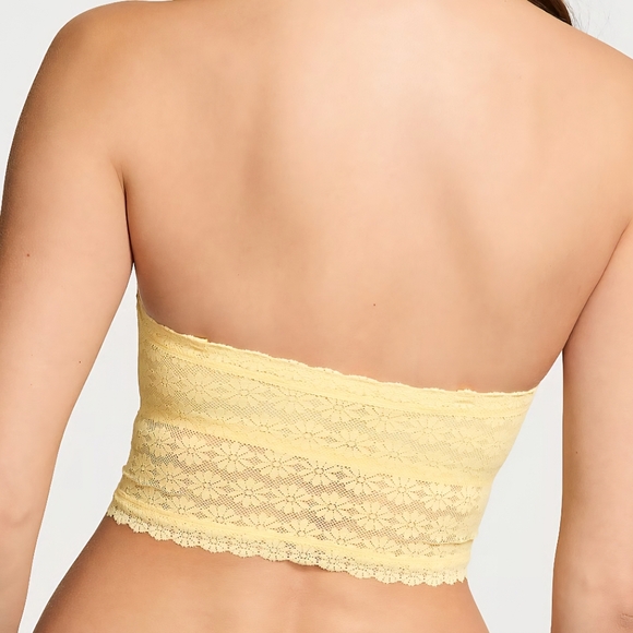 Victoria's Secret Lace Lightly Lined Bandeau Bra Top. - Picture 2 of 11
